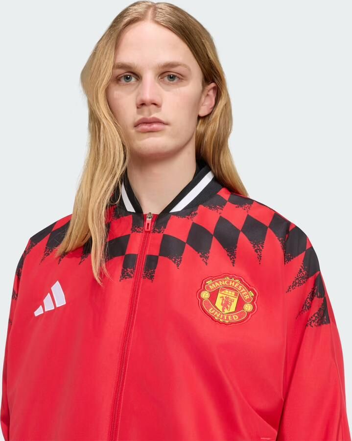 Adidas Manchester United FC Stadium Track Top Rood- Heren Rood - Foto 4