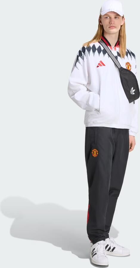 Adidas Manchester United FC Stadium Track Top Wit- Heren Wit - Foto 6