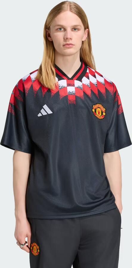 Adidas Manchester United FC Stadium Shirt Zwart- Heren Zwart - Foto 2