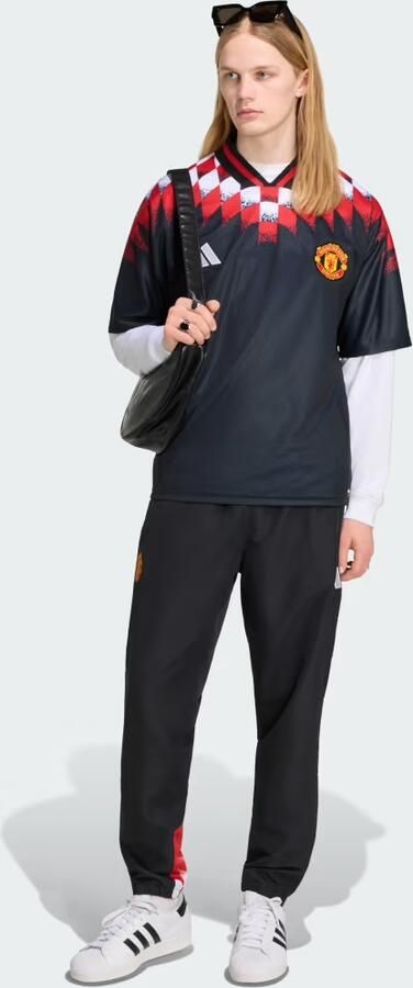 Adidas Manchester United FC Stadium Shirt Zwart- Heren Zwart - Foto 6