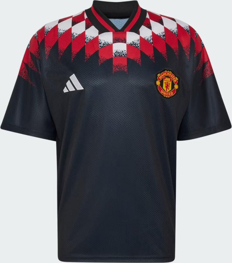 Adidas Manchester United FC Stadium Shirt Zwart- Heren Zwart - Foto 3