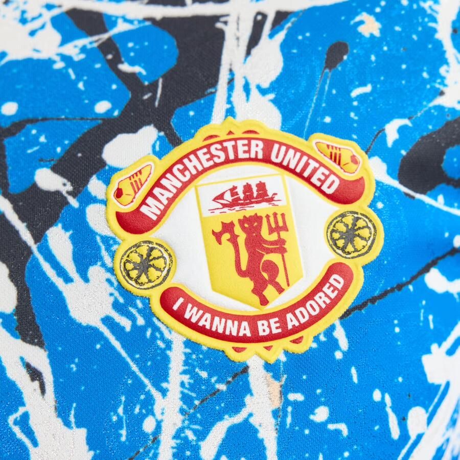 Adidas Manchester United Stone Roses Voetbalshirt met Lange Mouwen - Foto 3