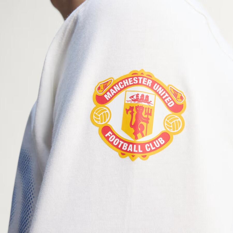 Adidas Originals Manchester United FC 1990-92 Away T-Shirt Wit- Heren Wit - Foto 3
