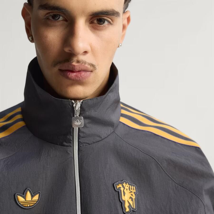 Adidas Originals Manchester United FC Icon Jacket Zwart- Heren Zwart - Foto 2