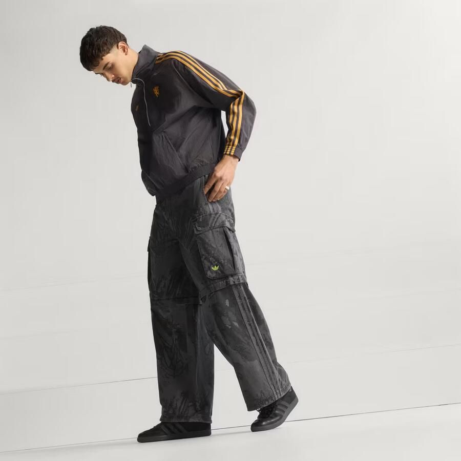 Adidas Originals Manchester United FC Icon Jacket Zwart- Heren Zwart - Foto 3