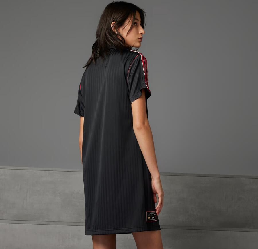 Adidas Manchester United Terrace Icons Jurk Zwart- Dames Zwart - Foto 5