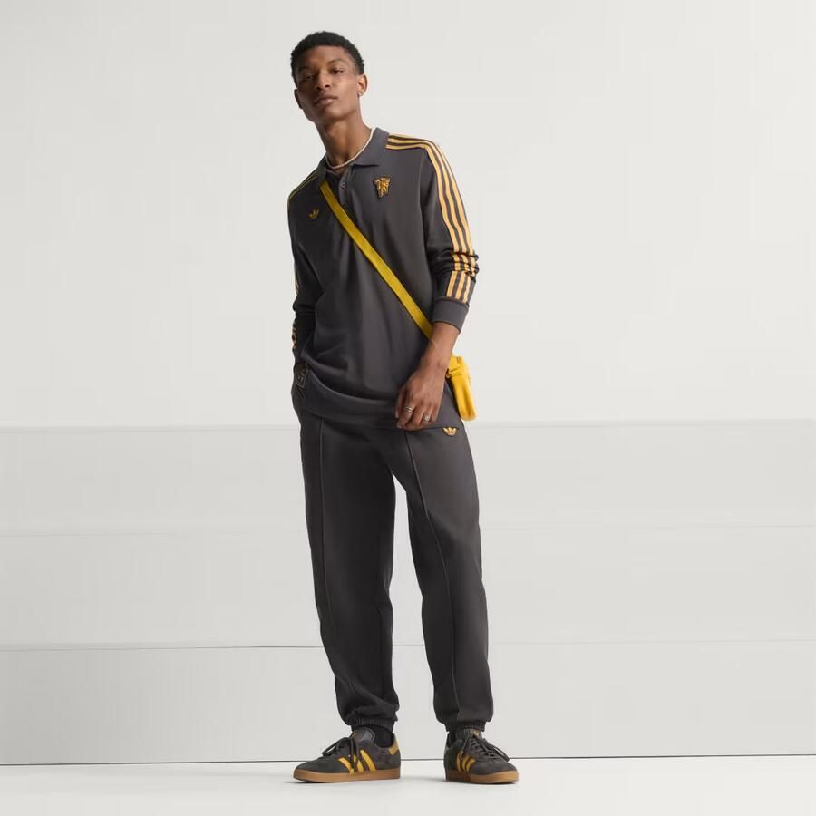 Adidas Manchester United Terrace Icons Poloshirt met Lange Mouwen - Foto 4