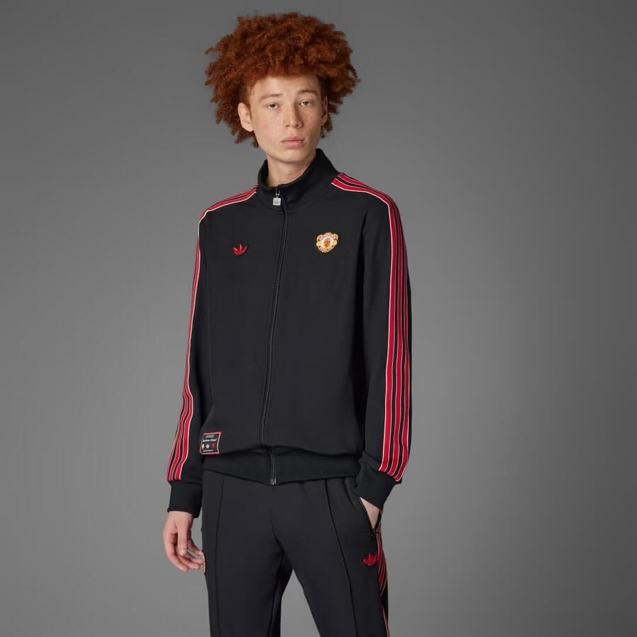 Adidas Manchester United Terrace Icons Sportjack Zwart- Heren Zwart - Foto 6