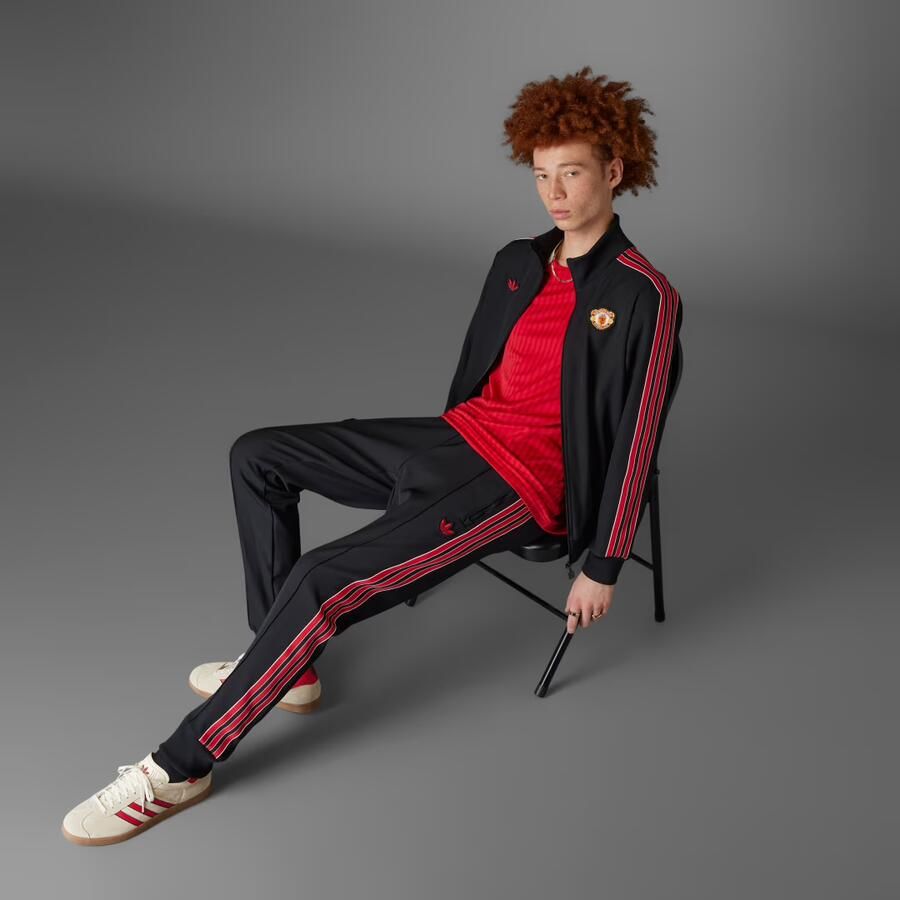 Adidas Manchester United Terrace Icons Sportjack Zwart- Heren Zwart - Foto 3