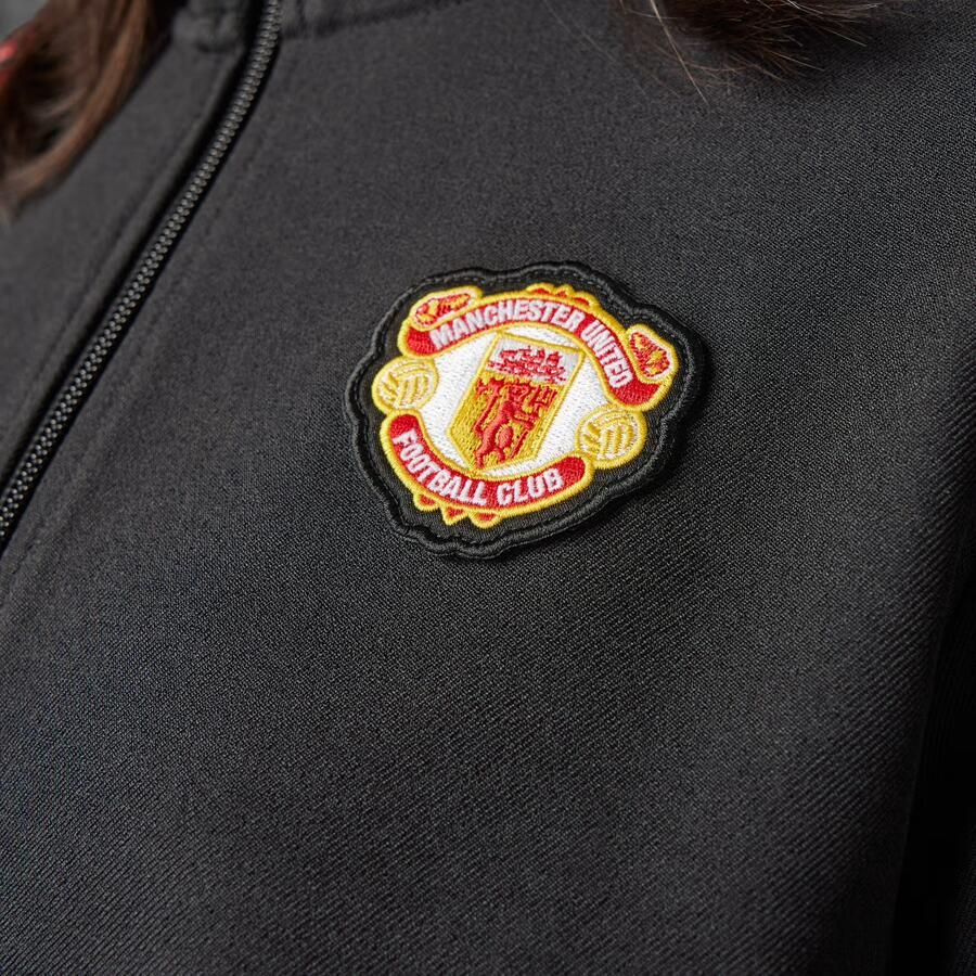 Adidas Manchester United Terrace Icons Sportjack Zwart- Dames Zwart - Foto 3