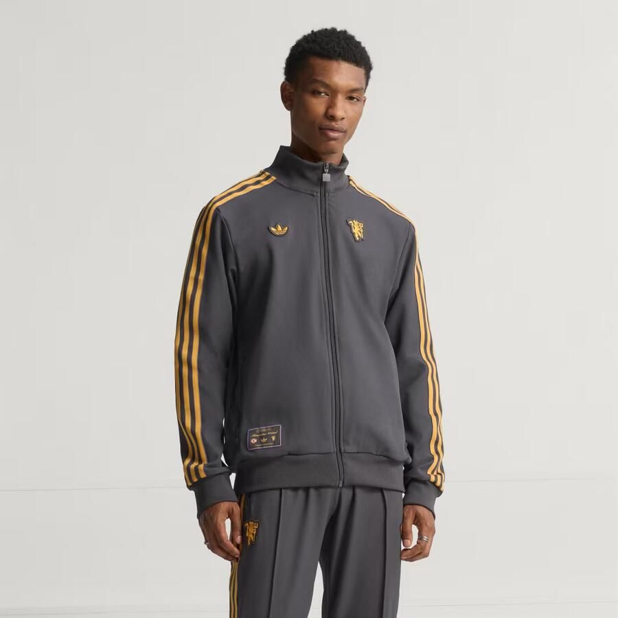 Adidas Originals Manchester United FC Icons Track Top Zwart- Heren Zwart - Foto 6