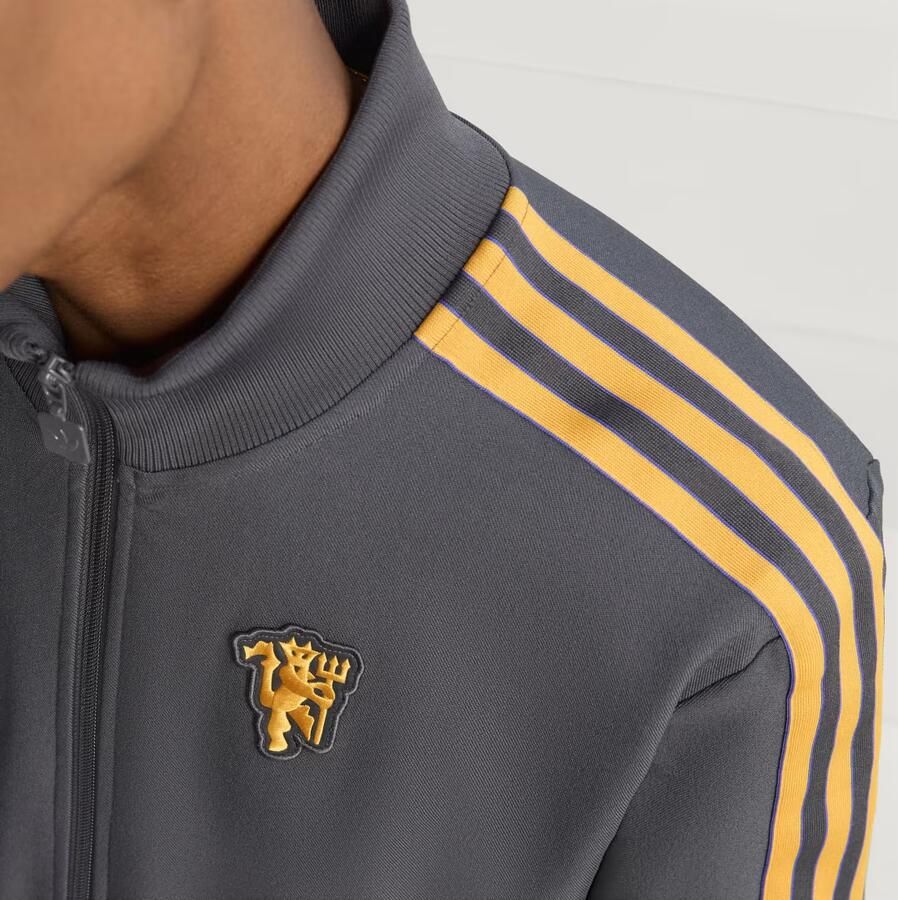 Adidas Originals Manchester United FC Icons Track Top Zwart- Heren Zwart - Foto 5