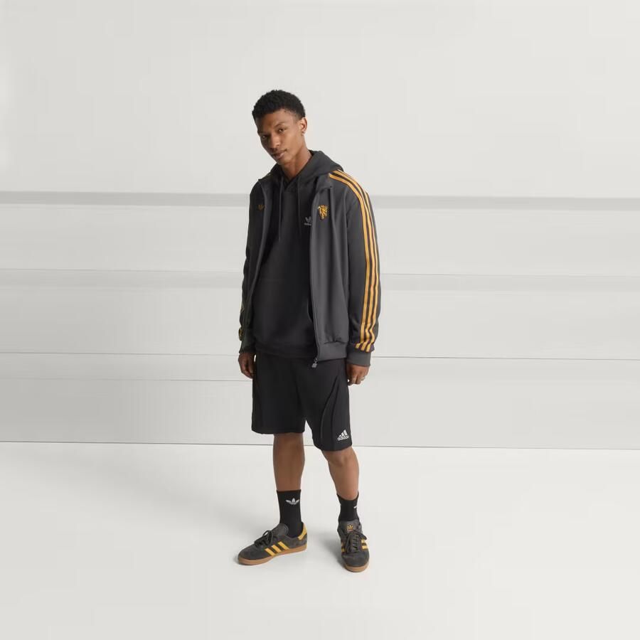 Adidas Originals Manchester United FC Icons Track Top Zwart- Heren Zwart - Foto 2