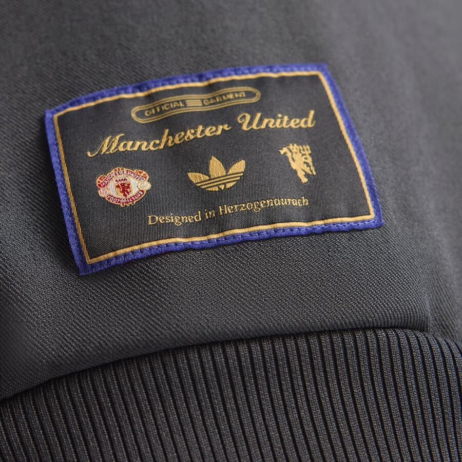Adidas Originals Manchester United FC Icons Track Top Zwart- Heren Zwart - Foto 4