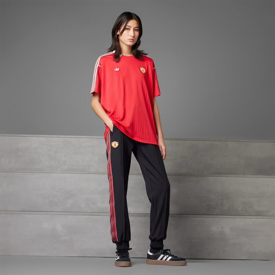 Adidas Manchester United Terrace Icons Trainingsbroek Zwart- Dames Zwart