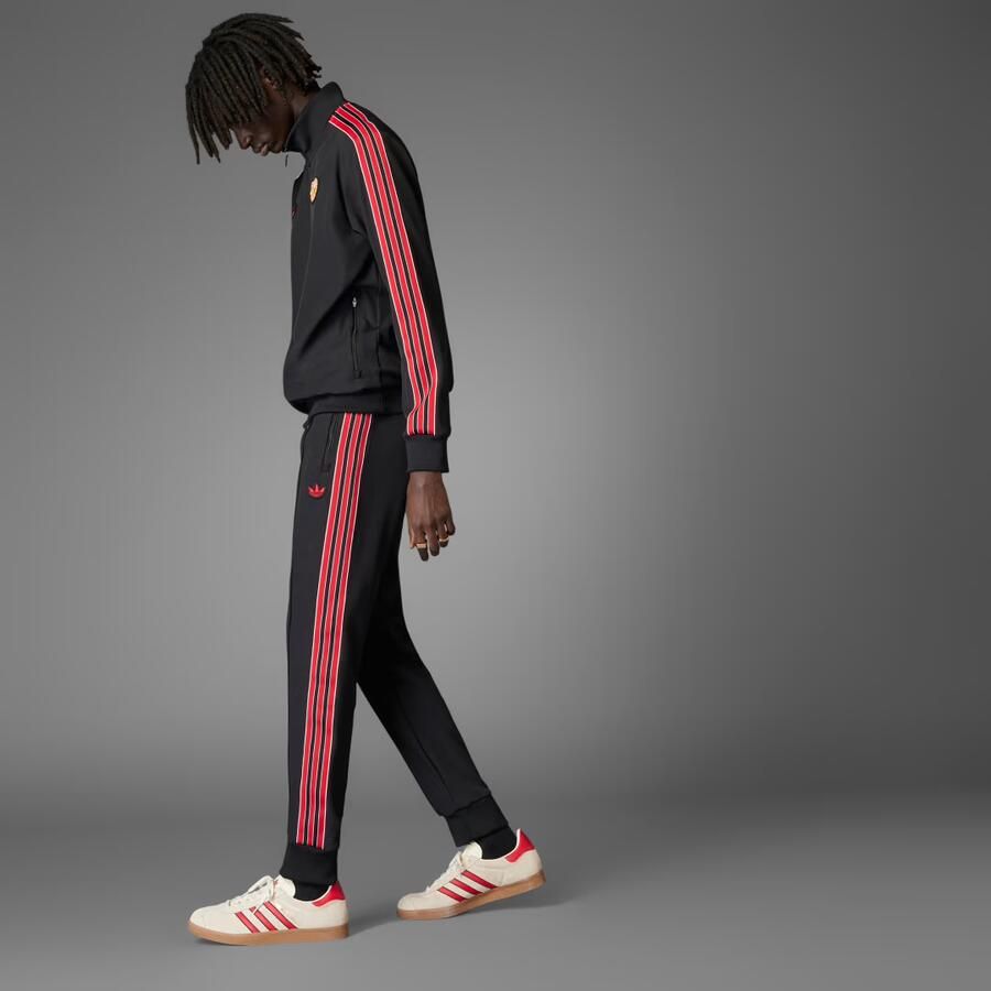 Adidas Originals Manchester United Terrace Icons Trainingsbroek Zwart- Heren Zwart - Foto 4