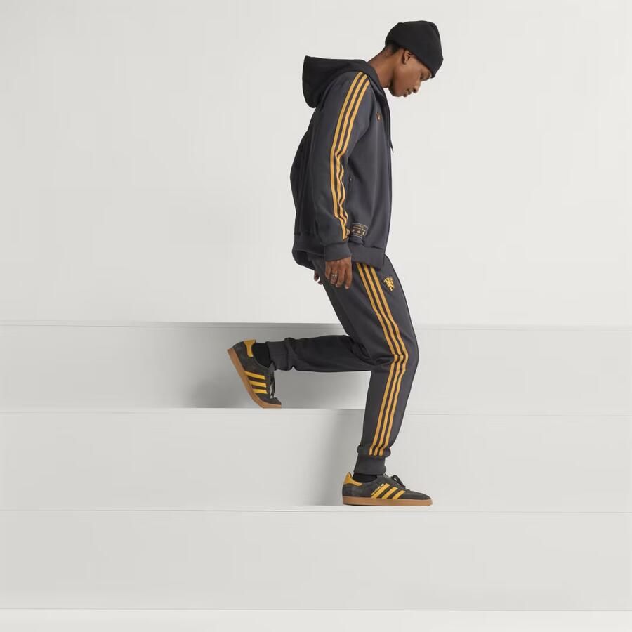 Adidas Originals Manchester United FC Icons Track Pants Zwart- Heren Zwart - Foto 2