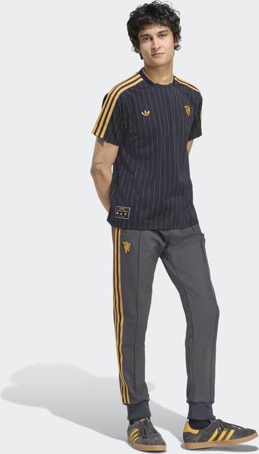 Adidas Originals Manchester United FC Icons Track Pants Zwart- Heren Zwart - Foto 5