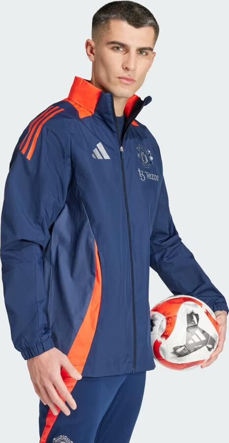 Adidas Trainingsjack Veste de survêtement Extérieur Manchester United 2024 25 - Foto 5