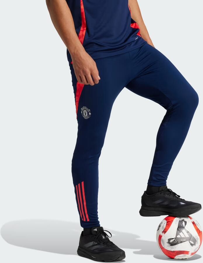 Adidas Manchester United FC Training Track Pants Night Indigo Bright Red- Heren Night Indigo Bright Red - Foto 2