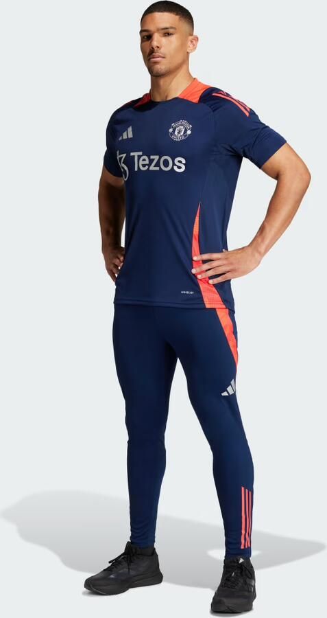 Adidas Manchester United FC Training Track Pants Night Indigo Bright Red- Heren Night Indigo Bright Red - Foto 4