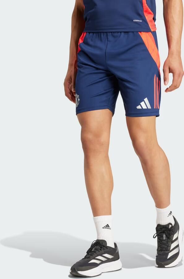 Adidas Manchester United FC Training Shorts Night Indigo Bright Red- Heren Night Indigo Bright Red - Foto 6