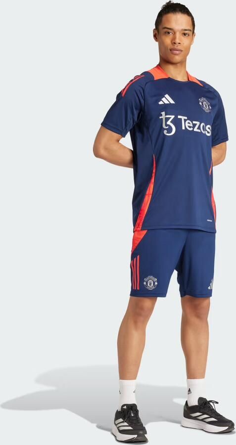 Adidas Manchester United FC Training Shorts Night Indigo Bright Red- Heren Night Indigo Bright Red - Foto 5