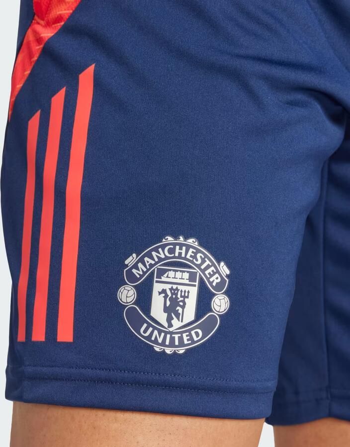 Adidas Manchester United FC Training Shorts Night Indigo Bright Red- Heren Night Indigo Bright Red - Foto 2