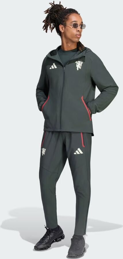 Adidas Manchester United Tiro Reiswindjack met Lange Ritssluiting - Foto 5