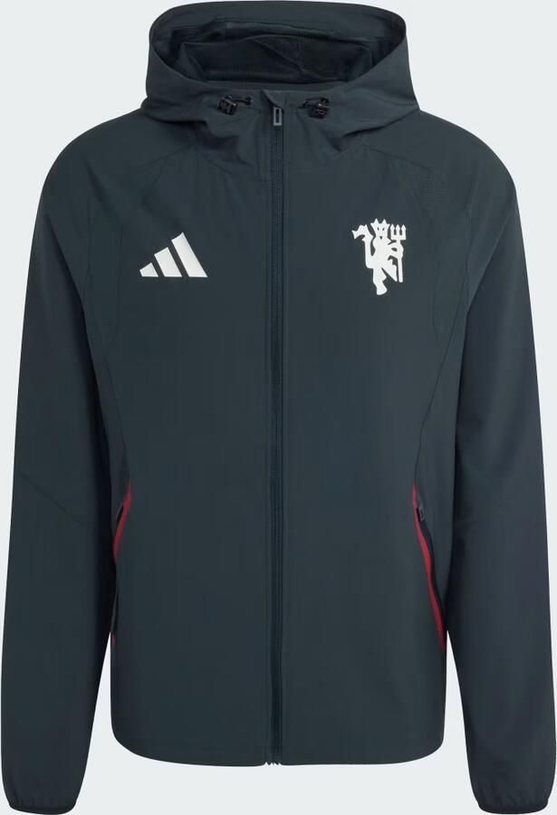 Adidas Manchester United Tiro Reiswindjack met Lange Ritssluiting - Foto 4