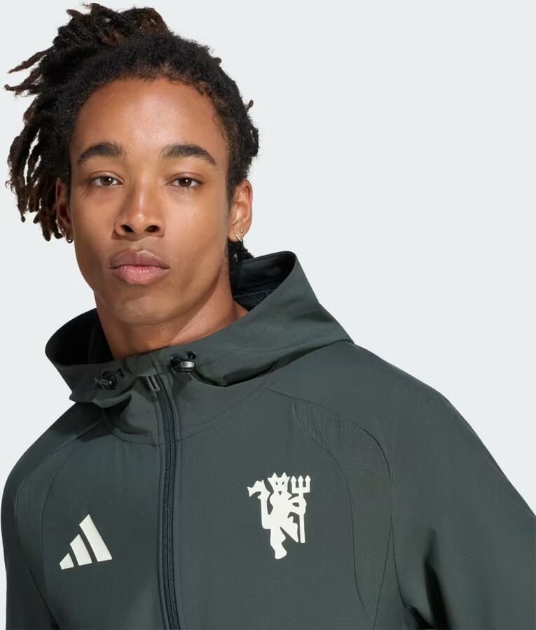 Adidas Manchester United Tiro Reiswindjack met Lange Ritssluiting - Foto 2