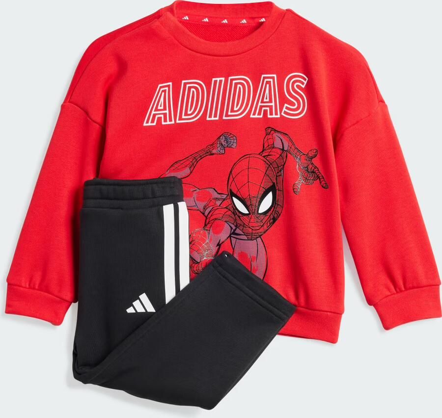 Adidas MARVEL SPIDER- JOGGINGPAK Rood Kind Rood - Foto 5