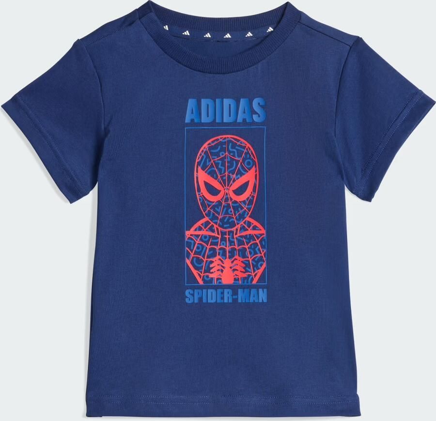 Adidas Spider- T-Shirt Shorts Set Infant Blauw Kind Blauw - Foto 3