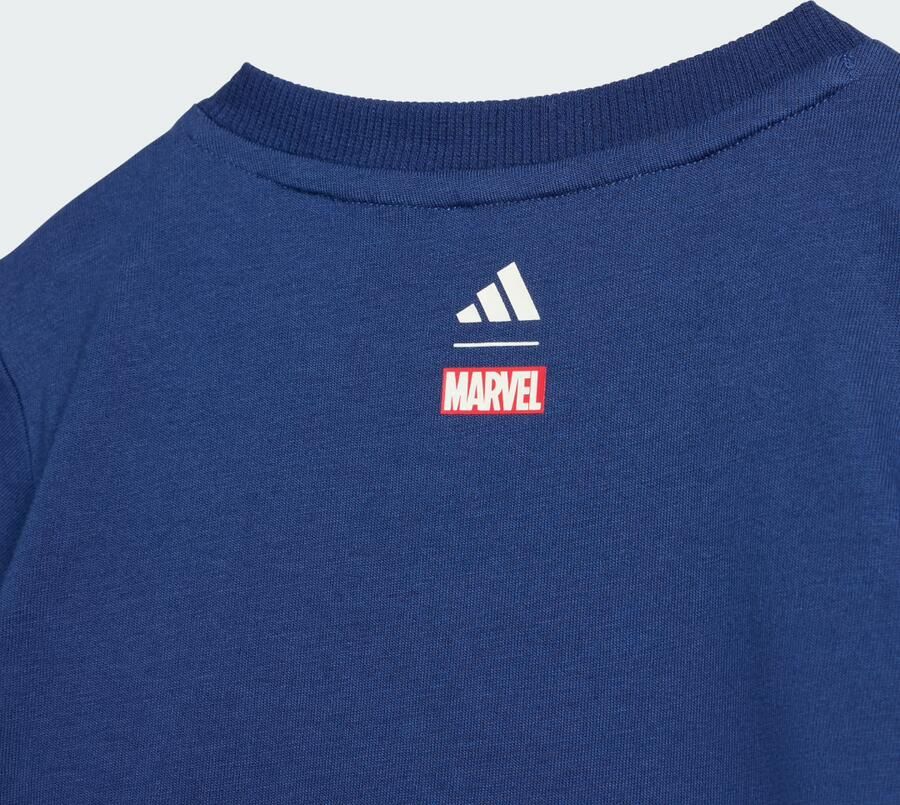 Adidas Spider- T-Shirt Shorts Set Infant Blauw Kind Blauw - Foto 4