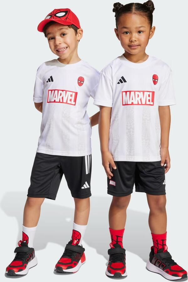 Adidas Spider- T-Shirt Shorts Set Children Wit - Foto 6