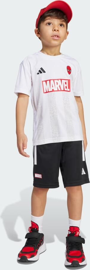 Adidas Spider- T-Shirt Shorts Set Children Wit - Foto 5