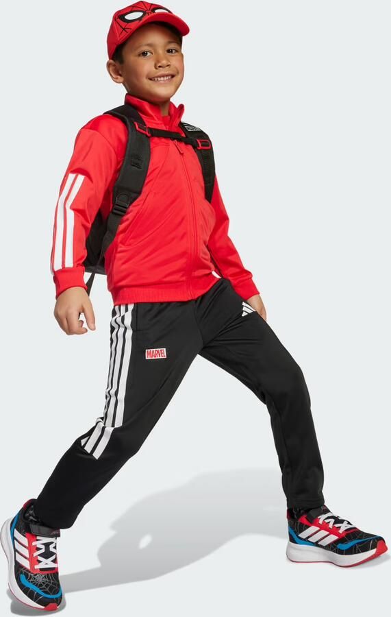 Adidas Spider- Full Zip Tracksuit Children Rood - Foto 3