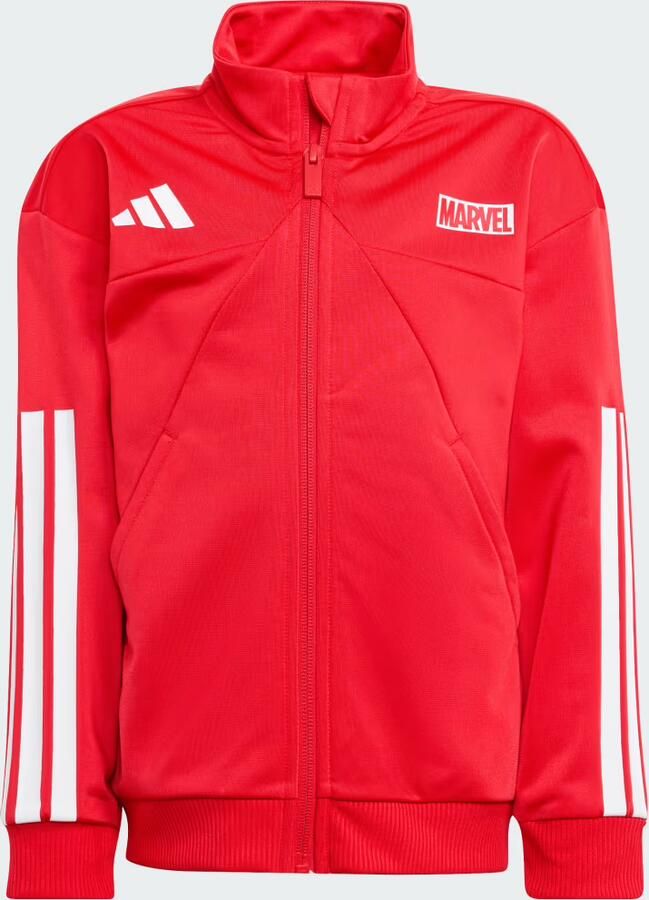 Adidas Spider- Full Zip Tracksuit Children Rood - Foto 2