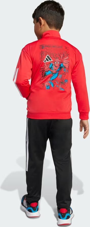 Adidas Spider- Full Zip Tracksuit Children Rood - Foto 5