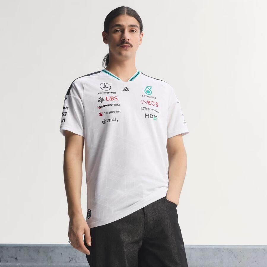 Adidas MERCEDES AMG PETRONAS FORMULA 1 TEAM AUTHENTIEK COUREURSSHIRT - Foto 2