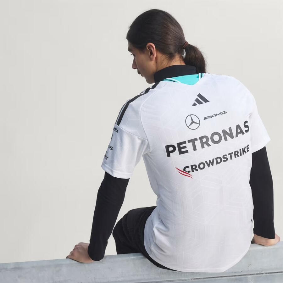 Adidas MERCEDES AMG PETRONAS FORMULA 1 TEAM AUTHENTIEK COUREURSSHIRT - Foto 3