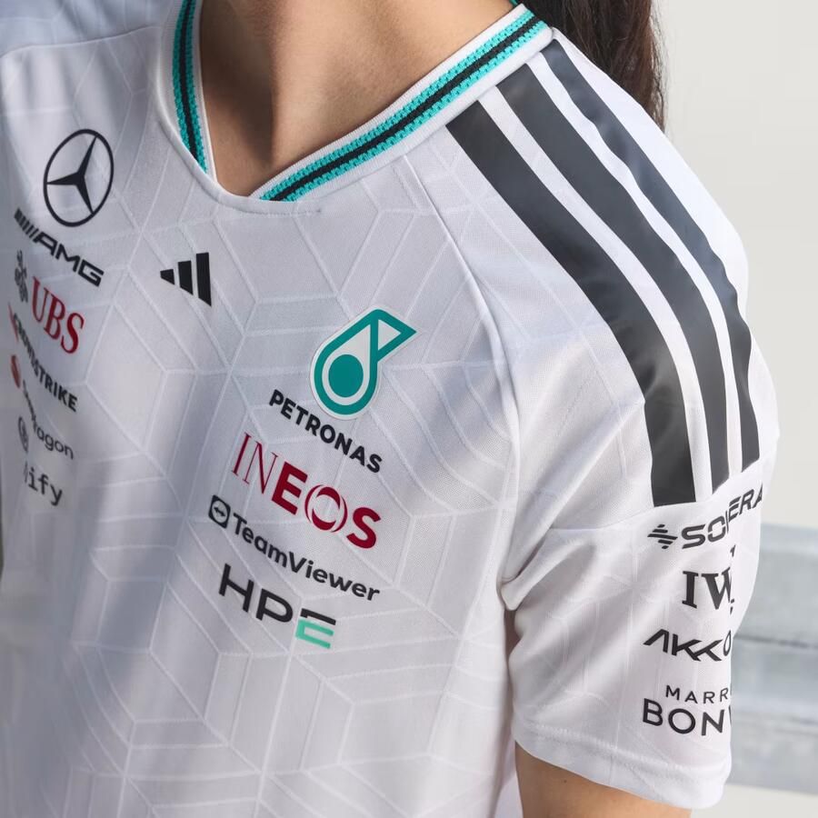 Adidas MERCEDES AMG PETRONAS FORMULA 1 TEAM AUTHENTIEK COUREURSSHIRT - Foto 5