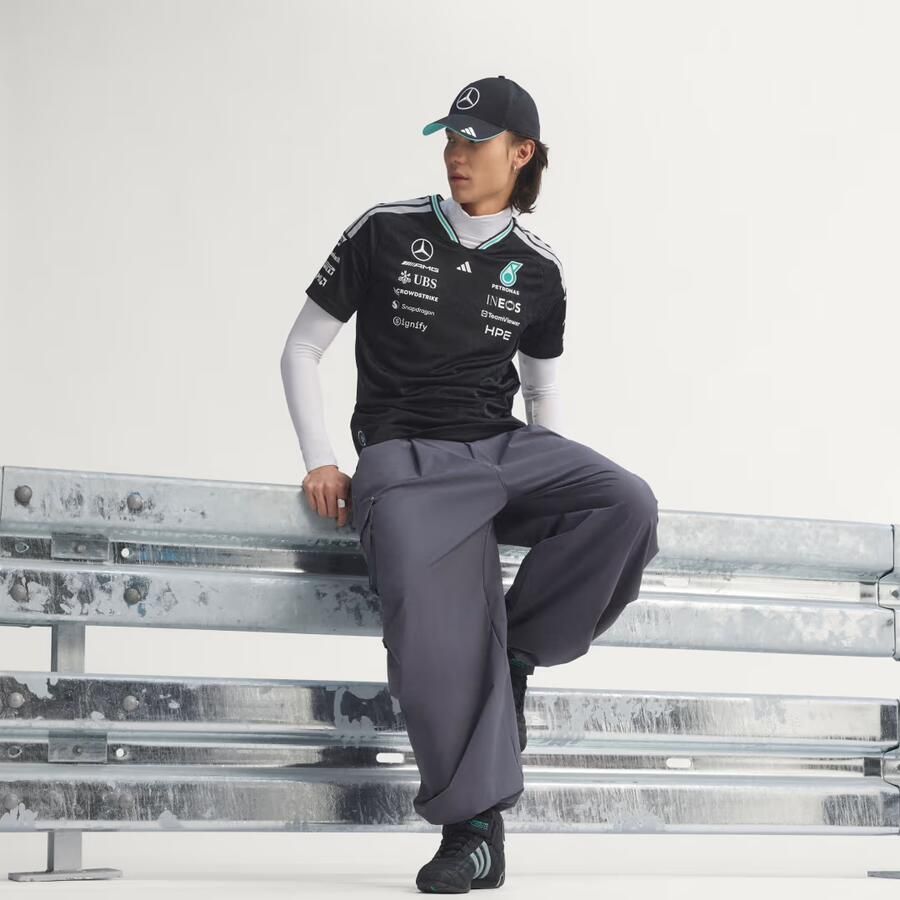 Adidas MERCEDES AMG PETRONAS FORMULA 1 TEAM AUTHENTIEK COUREURSSHIRT - Foto 3