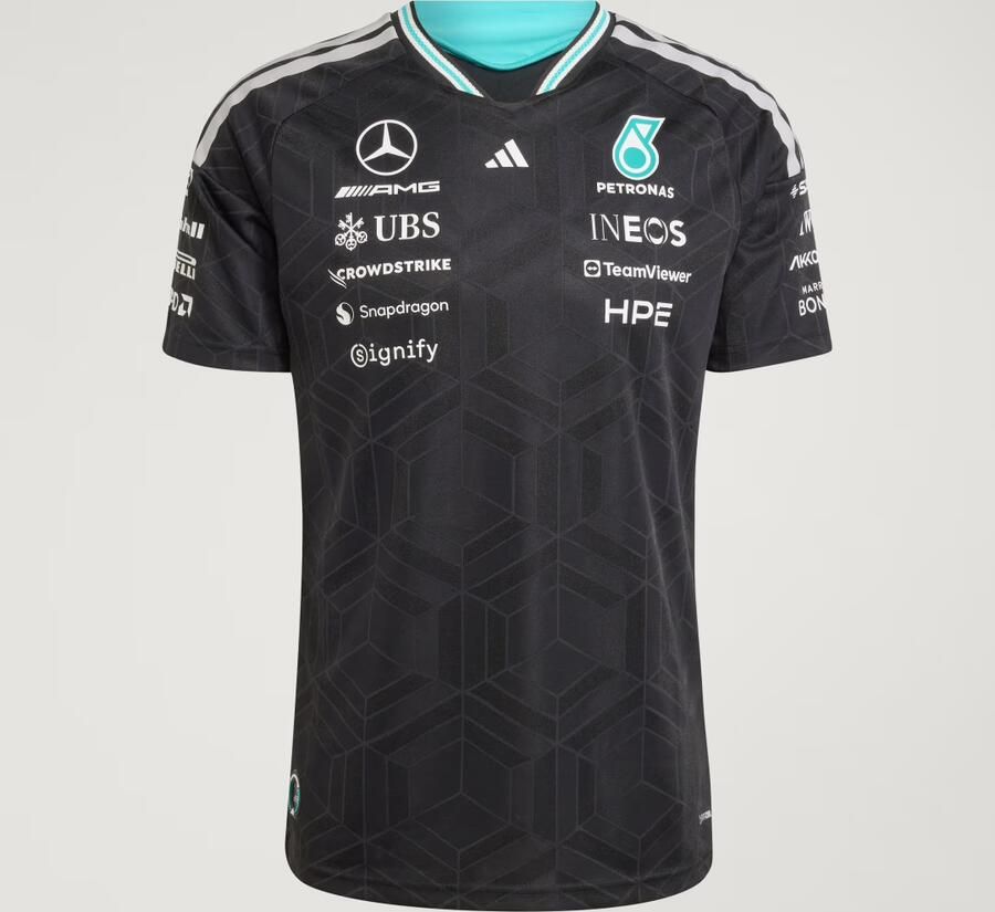 Adidas MERCEDES AMG PETRONAS FORMULA 1 TEAM AUTHENTIEK COUREURSSHIRT - Foto 6