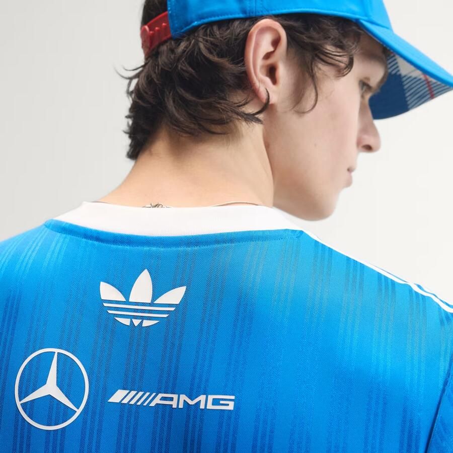 Adidas MERCEDES AMG PETRONAS FORMULA 1 TEAM BLUE WONDER AUTHENTIEK COUREURSSHIRT - Foto 2