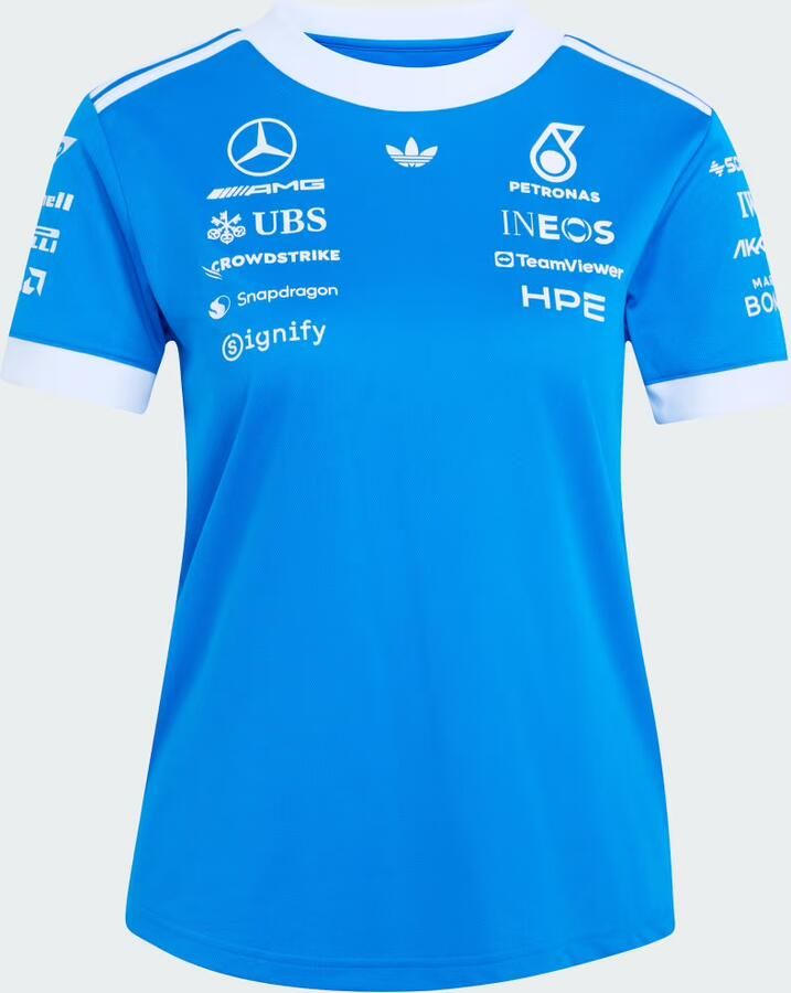 Adidas MERCEDES AMG PETRONAS FORMULA 1 TEAM BLUE WONDER DRIVER SHIRT - Foto 3