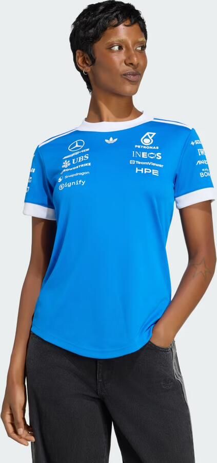 Adidas MERCEDES AMG PETRONAS FORMULA 1 TEAM BLUE WONDER DRIVER SHIRT - Foto 1