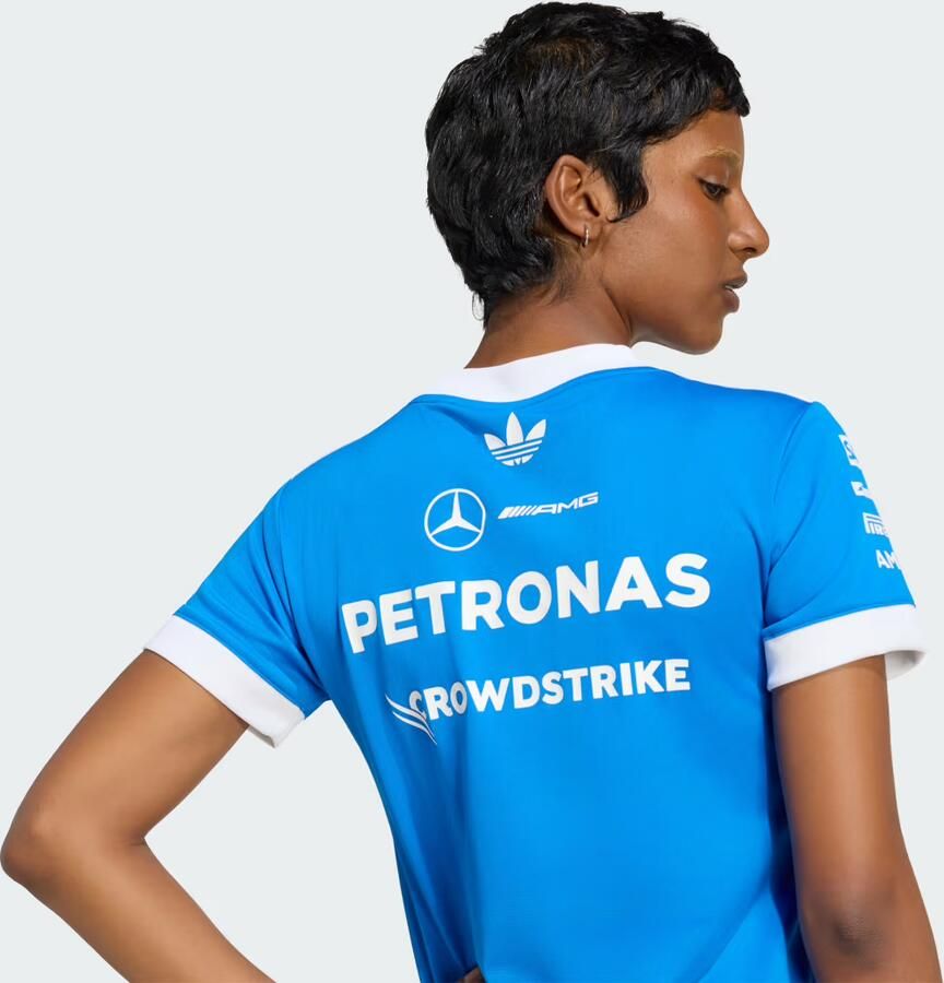 Adidas MERCEDES AMG PETRONAS FORMULA 1 TEAM BLUE WONDER DRIVER SHIRT - Foto 2