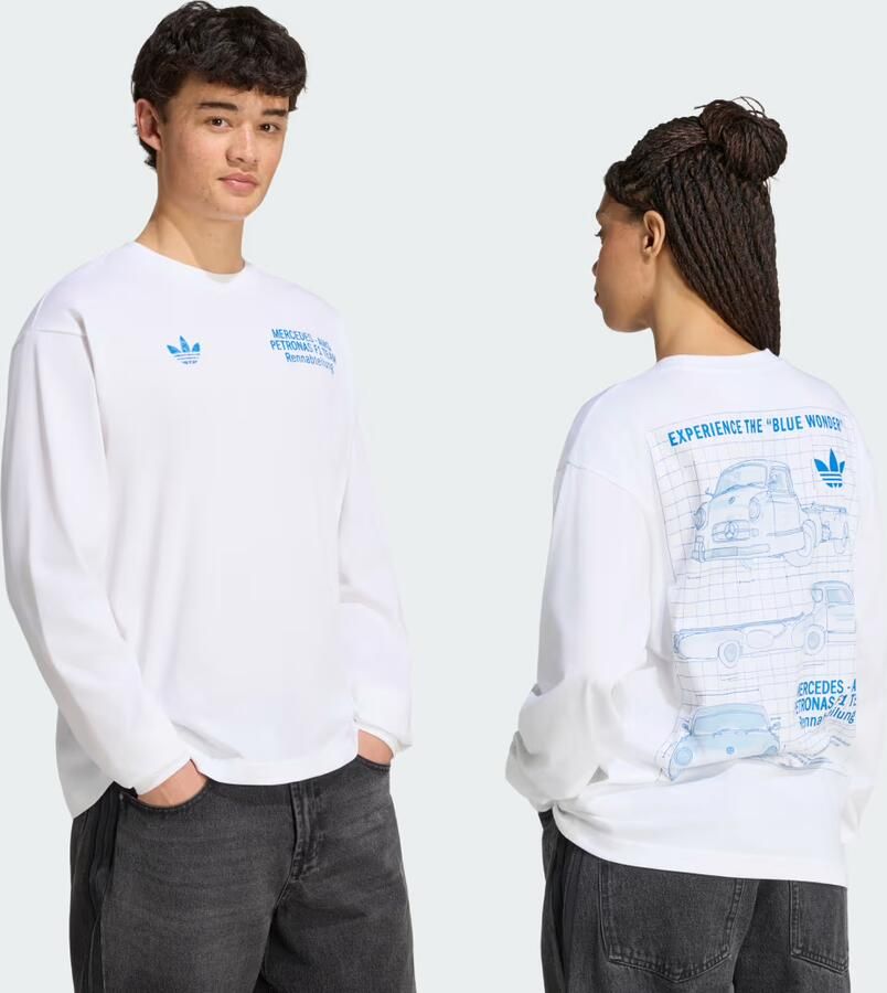 Adidas MERCEDES AMG PETRONAS FORMULA 1 TEAM BLUE WONDER LONGSLEEVE