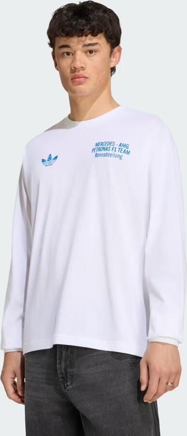 Adidas MERCEDES AMG PETRONAS FORMULA 1 TEAM BLUE WONDER LONGSLEEVE - Foto 5